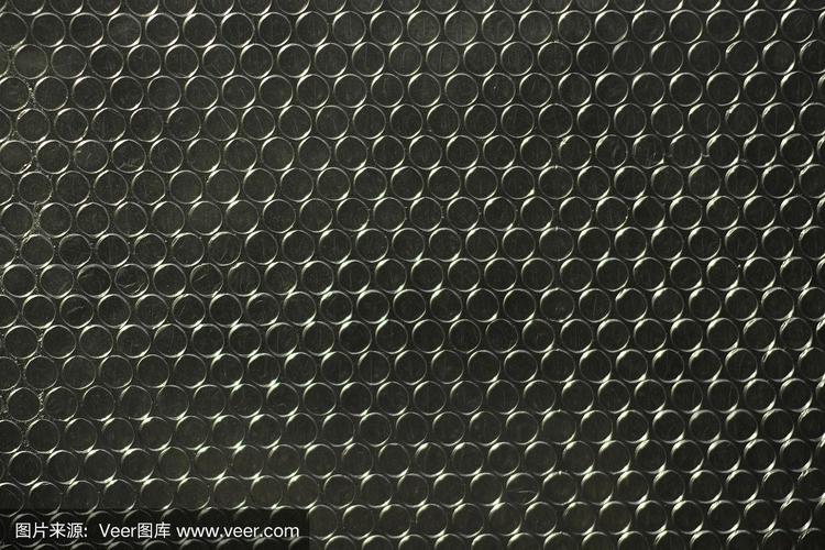 通过气泡膜的光的纹理